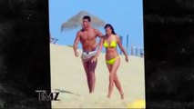 Cristiano Ronaldo with Irina Shayk on the Beach
