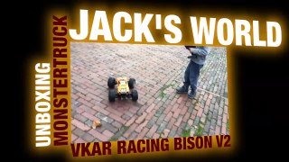 VKAR RACING BISON V2 Brushless RC Truck- RTR UNBOXING and Test DRIVE-PZ