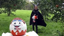 GIANT KINDER SURPRISE EGG 50 Kinder Surprises Eggs Frozen Elsa Star Wars Batman Disney Princess Toys-0WhEc76
