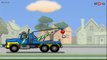 The blue tow truck with excavator & dumb trucks, construction cartoons for children, videos for kids-fm