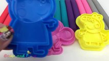 Learn Colors Play Doh Modelling Clay Peppa Pig Family Kinetic Sand Fun and Creative for Kids Rhymes-tBD