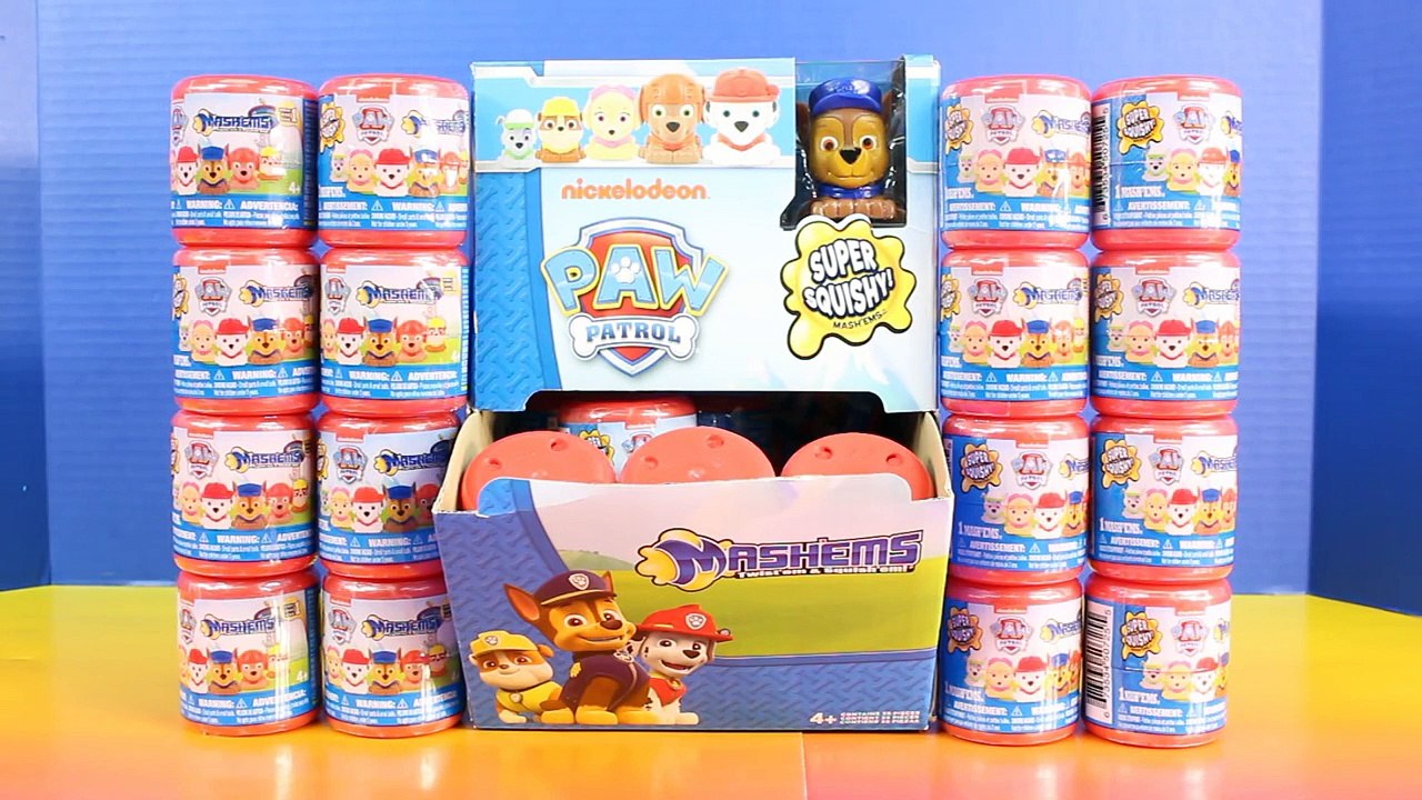 Paw Patrol Super Squishy Mashems Surprise Toy Opening-v