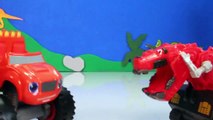 DINOTRUX Toys Ty RUX (Dinosaurs & Trucks) Gets Help from BLAZE AND THE MONSTER MACHINES Toypals.tv-zeDzItn7H