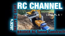 BRUDER RC EXCAVATOR LOADER TRUCKS heavy construction gear by MAGOM HRC Long Play-CYTwK0