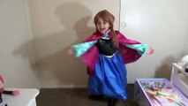 50 Halloween Costumes Disney Princess Kids Costume Runway Show Anna Queen Elsa-WR_