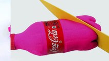 DIY Colors Kinetic Sand Videos Coca Cola Bottle Shape Coke ToyBoxMagic-CbnI