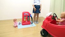 Mell-chan Doll Gas Station , Gas Pump Toy-Mz