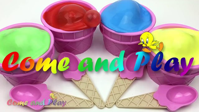 Ice Cream Clay Slime Surprise Eggs Disney Finding Dory Disney Frozen Trolls Pokemon Toys Fun Kids-Ne