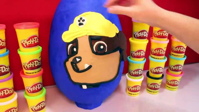 GIANT Paw Patrol EGGs Learn Letter 'G' ABCs Rubble SURPRISE TOYS Toypals.tv-04M8J