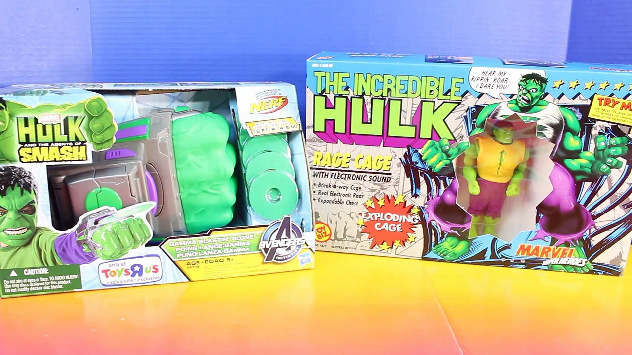The Incredible Hulk Smash Gama Blaster And Hulk Rage Cage With Mr. Freeze Solomon Grundy-MFG