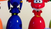 Learn Colors with SUPER WINGS SURPRISE EGGS 출동 슈퍼윙스 ! 디즈니 계란 장난감 서프라이즈 Children Toys-6QxCmiNs
