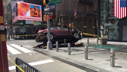 รถชนกวาดไทม์สแควร์ ดับ 1 เจ็บ 22