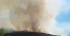 Santee Wildfire Captured Up Close on Camera