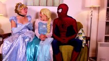 Frozen Elsa Turns into a BAD BABY! w_ Spiderman Pink Spidergirl Joker Anna! Funny Superhero Video  -)-xWa6