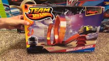 Hot Wheels Double Loop Launch Stunt Set with Launcher and Jump Toy Review-Hhq