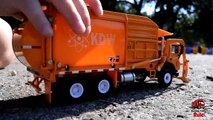 GARBAGE TRUCK Videos For Children l Kids Bruder Garbage Truck To The Rescue! l TOY TRUCK Videos Kids-AR3TMURK
