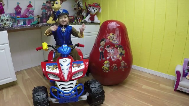 HUGE EGG SURPRISE TOYS OPENING Paw Patrol Biggest Toy Surprises PawPatrol PowerWheels 12v Ride-On-QfzQ