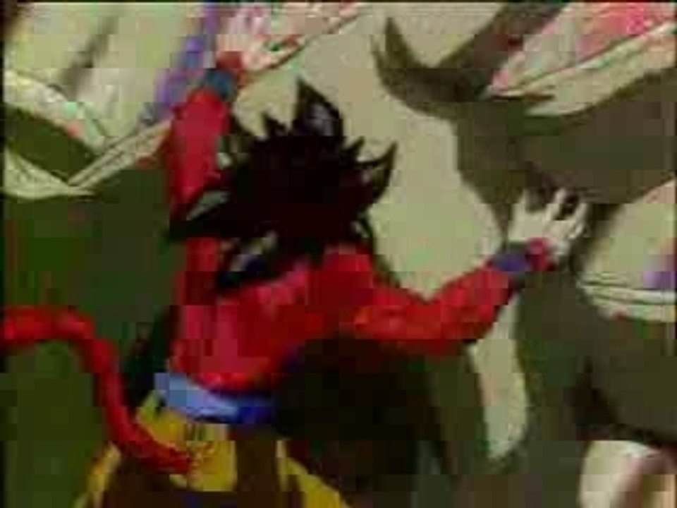 Sangoku Sayen4 vs Baby végeta singe