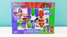 PJ Masks Softee Dough Mold N Play Play Doh Cra Z Art Set-NlX