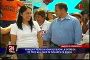 Odebrecht: así agradecieron Ollanta Humala y Nadine Heredia entrega de US$3 millones