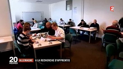Allemagne : Pour avoir des apprentis, ce sont les patrons qui doivent convaincre ! Regardez