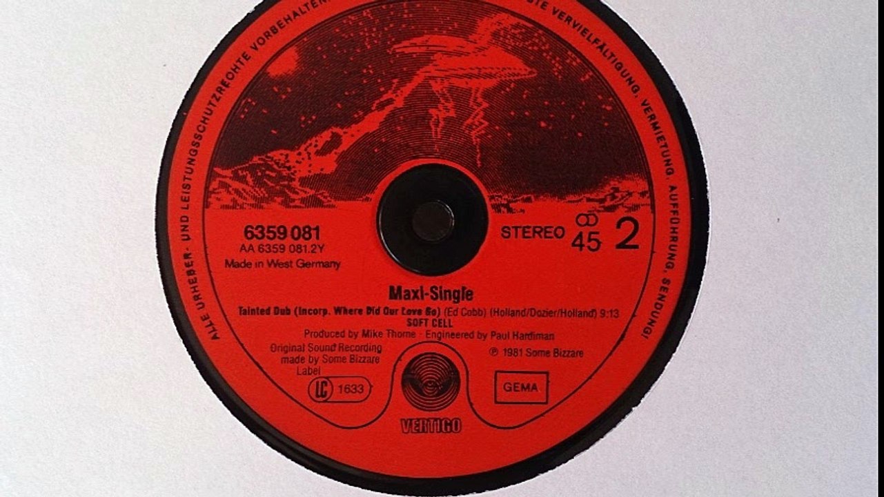 Soft Cell - Tainted Dub (Incorp. Where Did Our Love Go) (B)