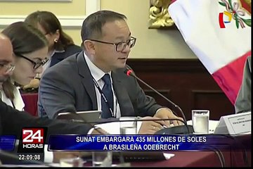 Sunat dispuso embargo de 435 millones de soles a Odebrecht