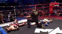 Double KO impressionnant pendant un combat de Muay Thai
