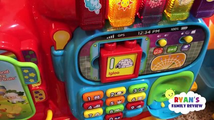 Vtech Sit-to-Stand Alphabet Train playtime and unboxing toy review with Ryan's F