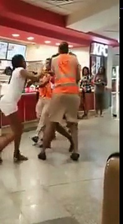 Airport Madness Fight At KFC Part 1
