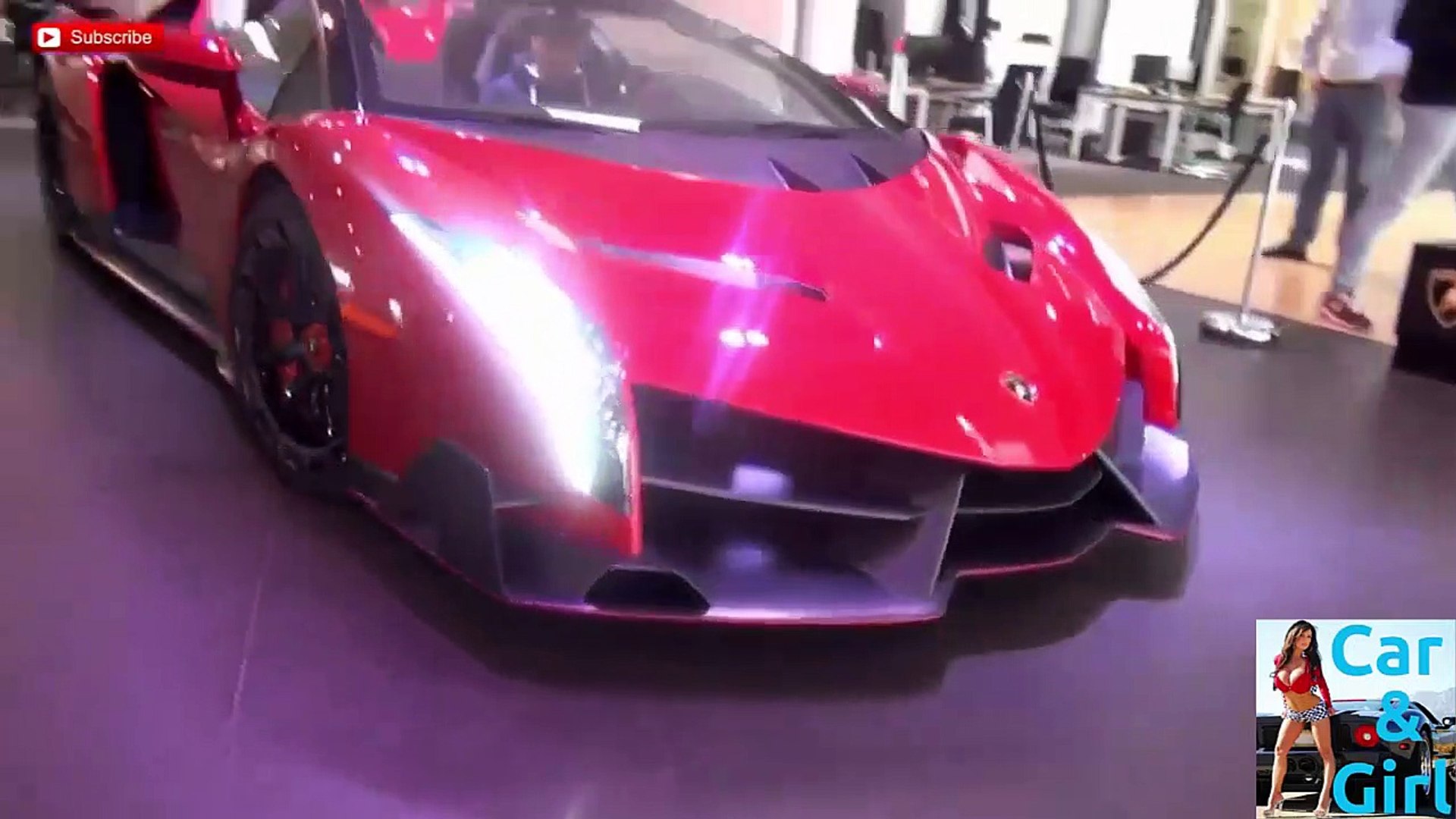 New Super car and hot girl. Best new car, super car 2017