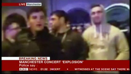 Manchester : Un journaliste de la BBC Ed Thomas perturbé en plein direct par une détonation - VIDÉO