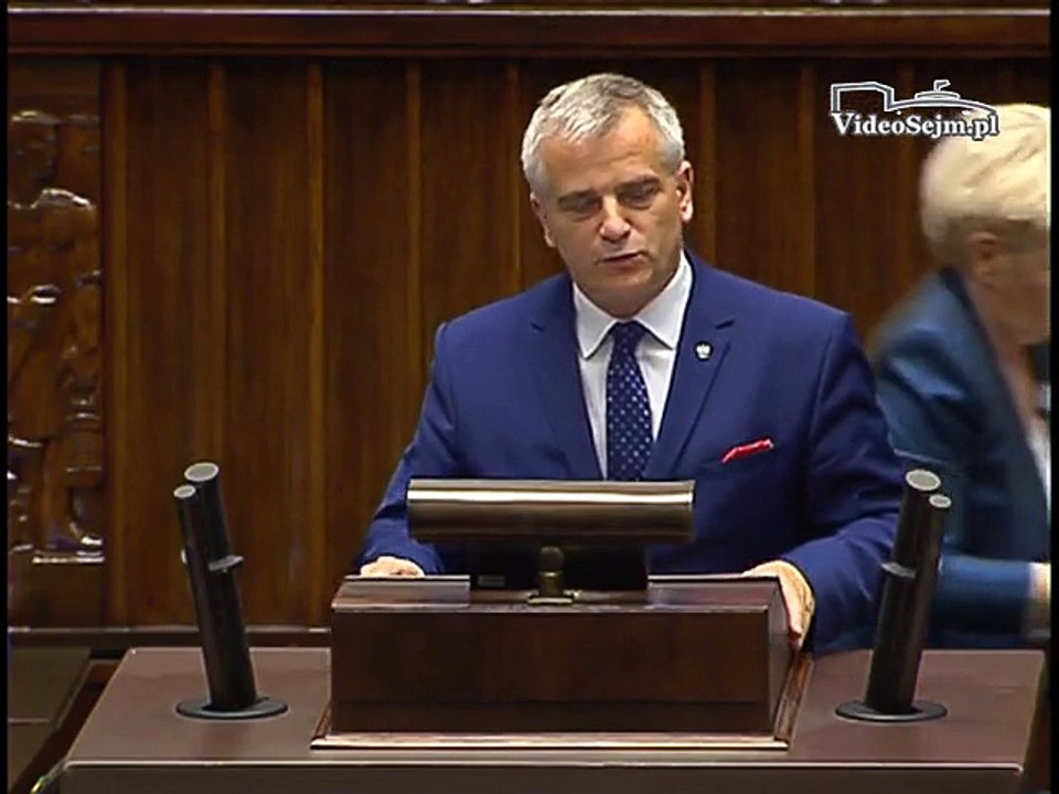 Poseł Andrzej Maciejewski - Wystąpienie z dnia 10 maja 2017 roku.