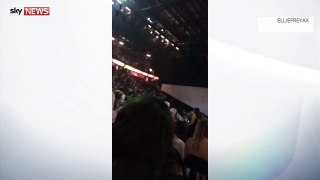 Moment blast hit Manchester arena
