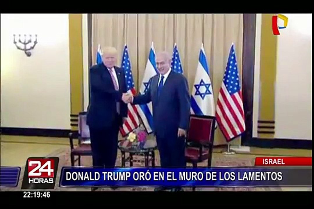 Israel: Donald Trump rezó en Muro de los Lamentos