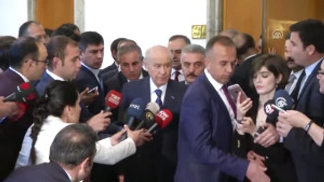 MHP Genel Başkanı Bahçeli, Gazetecilerin Sorularını Cevapladı