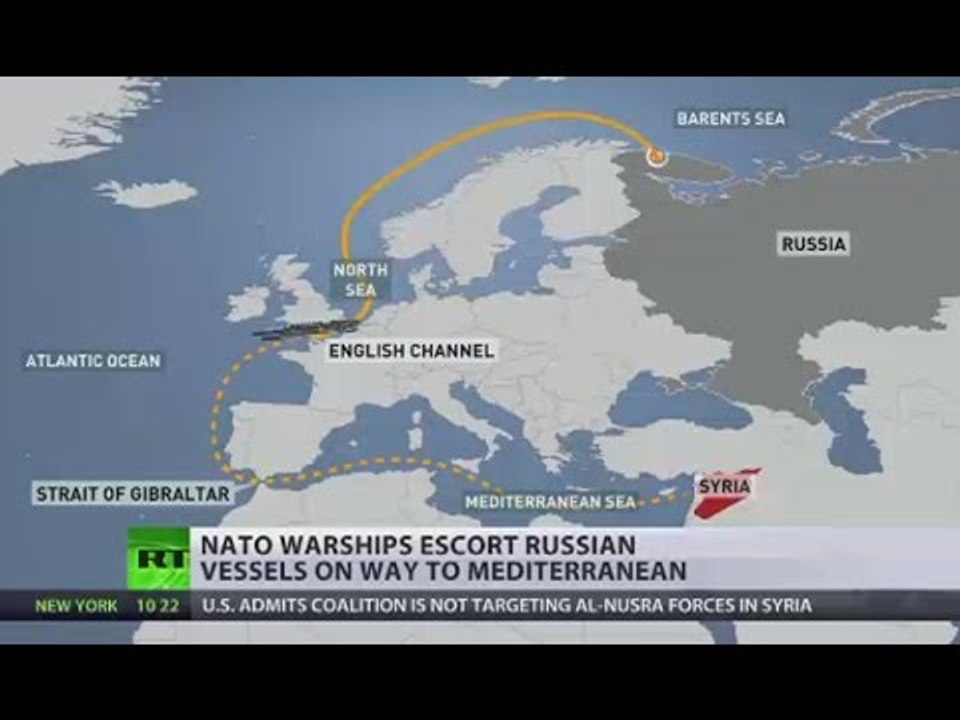NATO, EU ships ‘mark’ Russian fleet as it passes through English Channel
