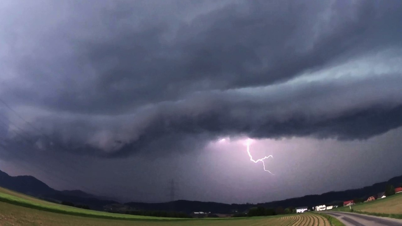 22/05/2017 - Unwetterfront + viel Hagel + Squall-Line @ Kärnten (AUT)