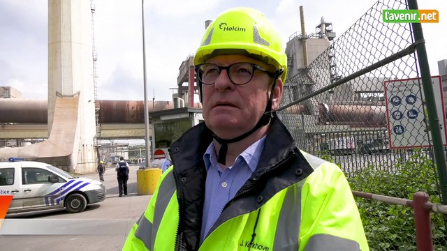 L'Avenir - Accident aux cimenteries Holcim à Obourg (Mons)