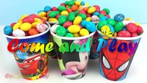 M&M Surprise Cups Disney Pixar Cars Tsum Tsum Peppa Pig Toys Learn Colors Play Doh Modelling Clay-z4HOjBzW