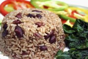 Great  recipe of  Traditional style Caribbean rice and peas for dinner
