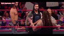 WWE Bray Wyatt & Samoa Joe vs. Roman Reigns & Seth Rollins WWE Monday Night RAW 2017 Show – 22nd May 2017