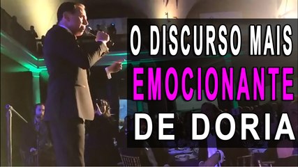 Download Video: João Doria faz discurso emocionante ao receber prêmio de 