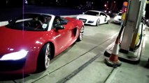 SUPERCAR CONVOwATTLE AUDI R8 V8, AUDI R8 V10, LAMBORGHINI GALLARDO LP5