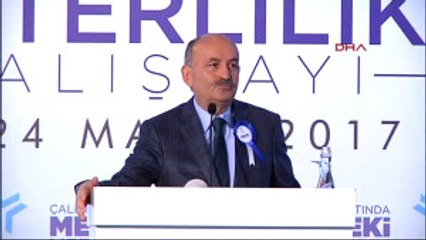 Bakan Müezzinoğlu, Çalışma Hayatında Mesleki Yeterlilik Çalıştayı'nda Konuştu