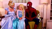 Frozen Elsa Turns into a BAD BABY! w_ Spiderman Pink Spidergirl Joker Anna! Funny Superhero Video  -)-xW