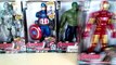 Superhero Marvel - Titan hero Tech -  Hulk vs Iron Man, Ultron, Captain America #SurpriseEggs4k-Ltcp