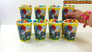 Bubble Gum Balls Surprise Toys For Kids The Smurfs Scary-Y7q