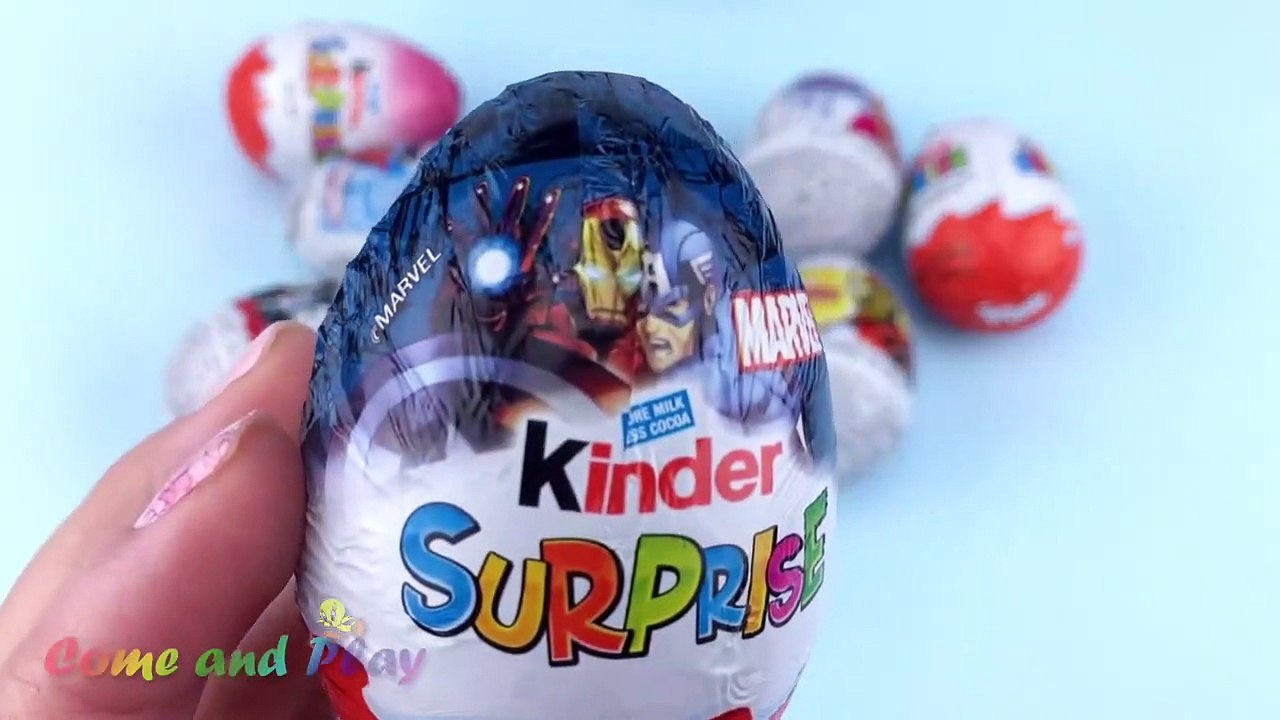 Kinder Surprise Kinder Joy Zaini Surprise Eggs Disney Superhero Toys Kinetic Sand Ice Cream Surprise-o