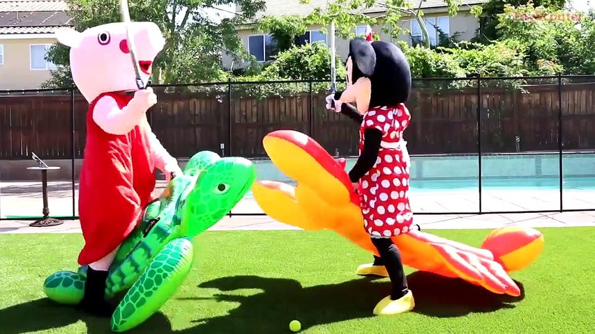 PEPPA PIG KIDNAPPED by BLACK SPIDERMAN w_ Minnie Mouse & Chase - Funny Real Life Superhero Movie-zXPj8M2Q4